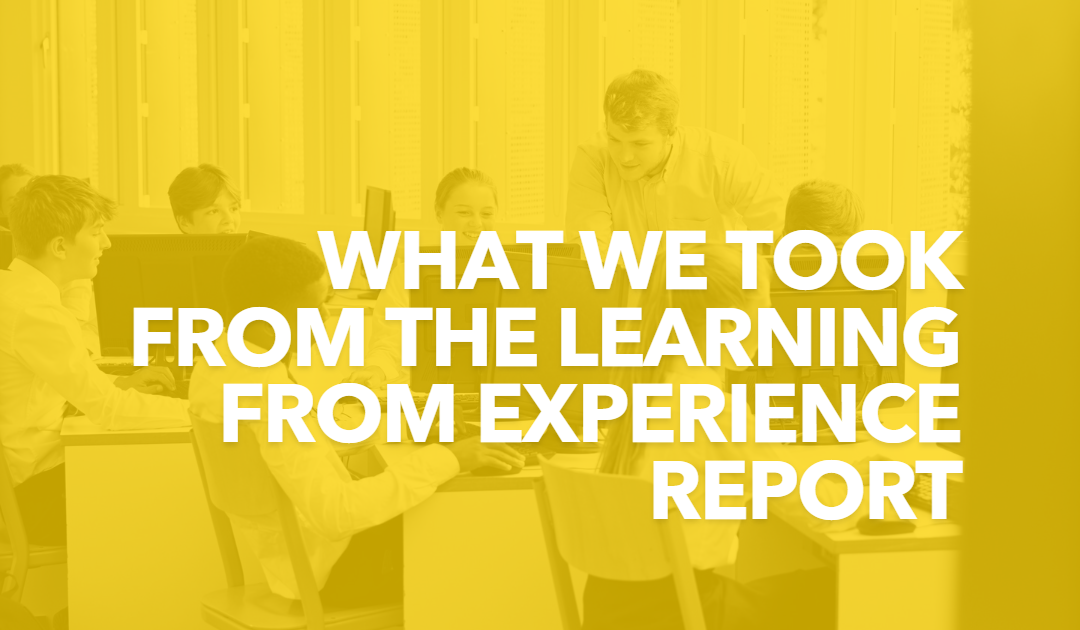 Learning from Experience: Five Things Elevate EBP Took from SMF’s Work Experience Report